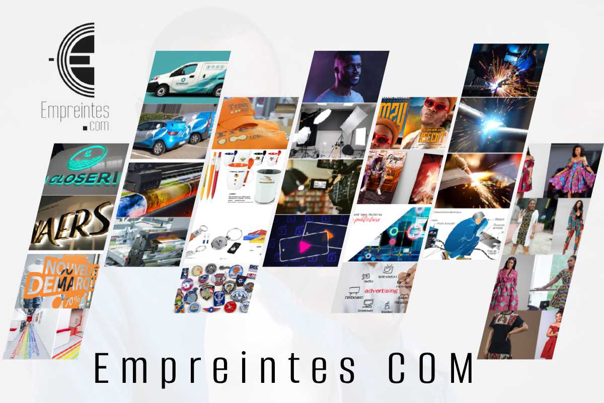 Aper&ccedil;u des services de communication visuelle et &eacute;v&eacute;nementielle propos&eacute;s par Empreintes COM